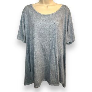 Lularoe Women’s Perfect T Blue Size XL